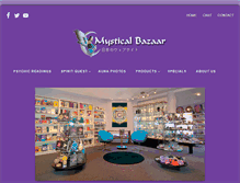 Tablet Screenshot of mysticalbazaar.com